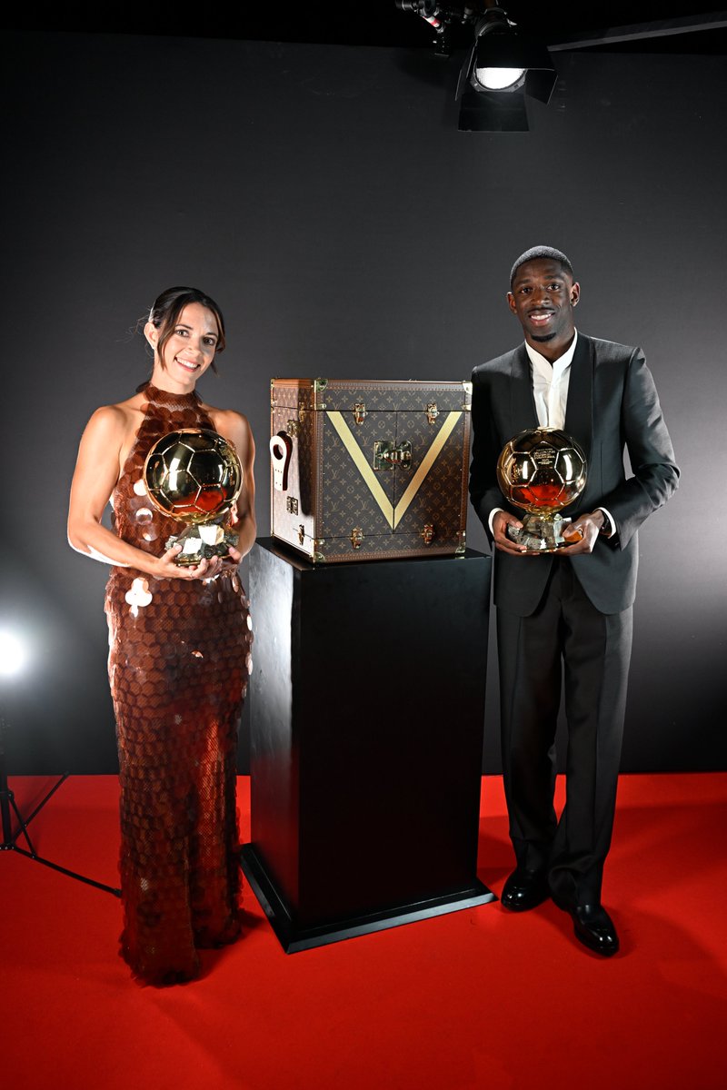 ballondor's tweet image. Congrats Aitana &amp;amp; Ousmane, it was not just a dream... ✨

#ballondor