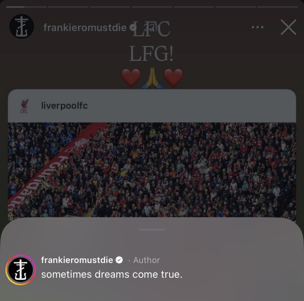 in 2017 i had a very vivid dream