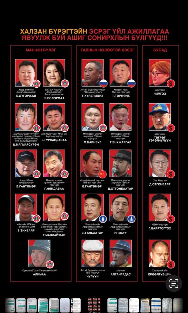 За, эрхэм гишүүн Э.Болормаа та ийм харанхуй байж болохгүй шүү. Төрийн эрх барих дээд байгууллагад ямар зорилгоор орж ирсэн чинь маш сонин болоод явчихлаа! Нэмж хэлэхэд Цөмийн энергийн комиссийн дарга хүртэл ямар ТББд юу хийж явсан бэ??? Хардах л болно🇲🇳👇