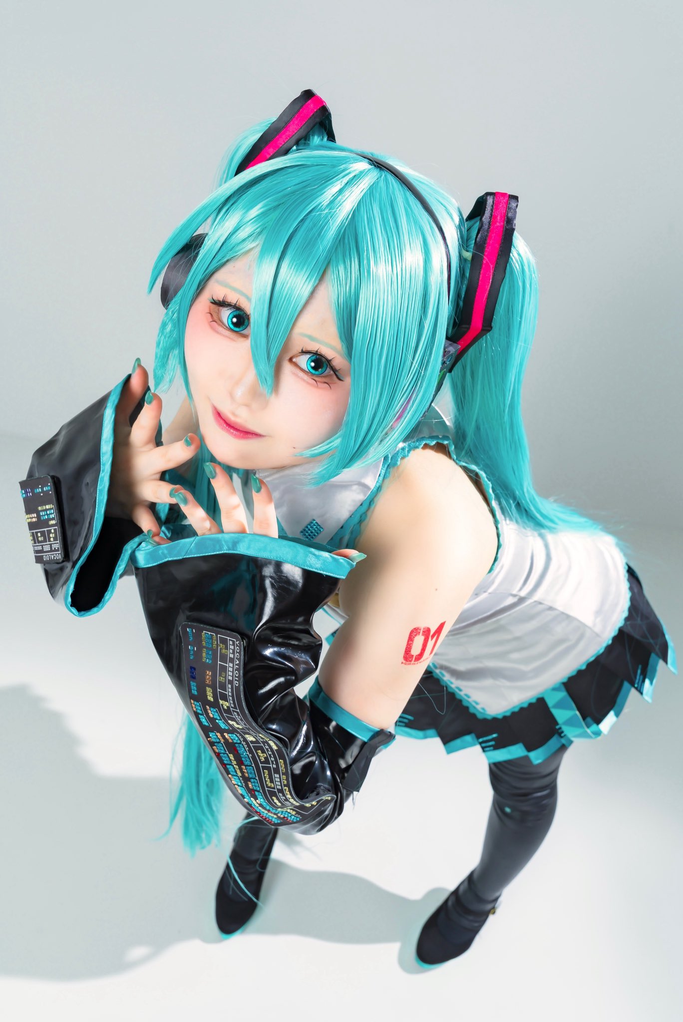 【ウィッグ付き】VOCALOID 初音ミク コスプレ Amazon.co.jp: [milky time] ウィッグ付き 初音ミク コスプレ