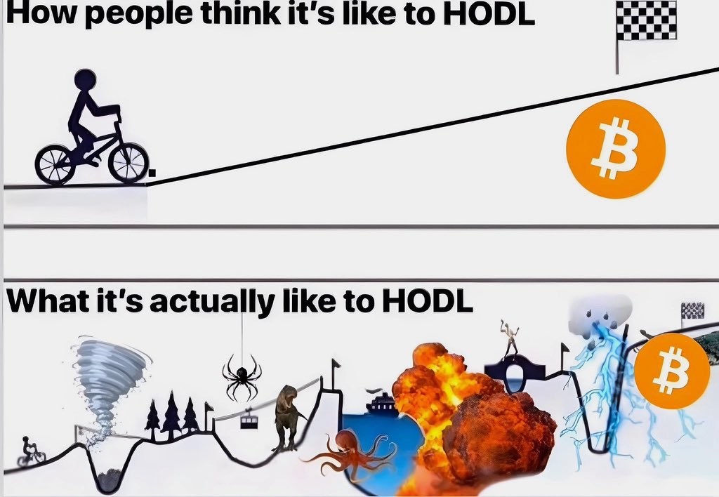 FiniteByDesign's tweet photo. HODL isn’t a straight line 🚴♂️➡️🚀 … it’s tornadoes, spiders, T-Rexes, explosions & storms 🌪🕷🦖💥⚡️. But that’s what makes the finish line worth it. 🏁
#CryptoTuesday #Bitcoin #HODL #CryptoLife #BTC https://t.co/JQPOP4BZt7
