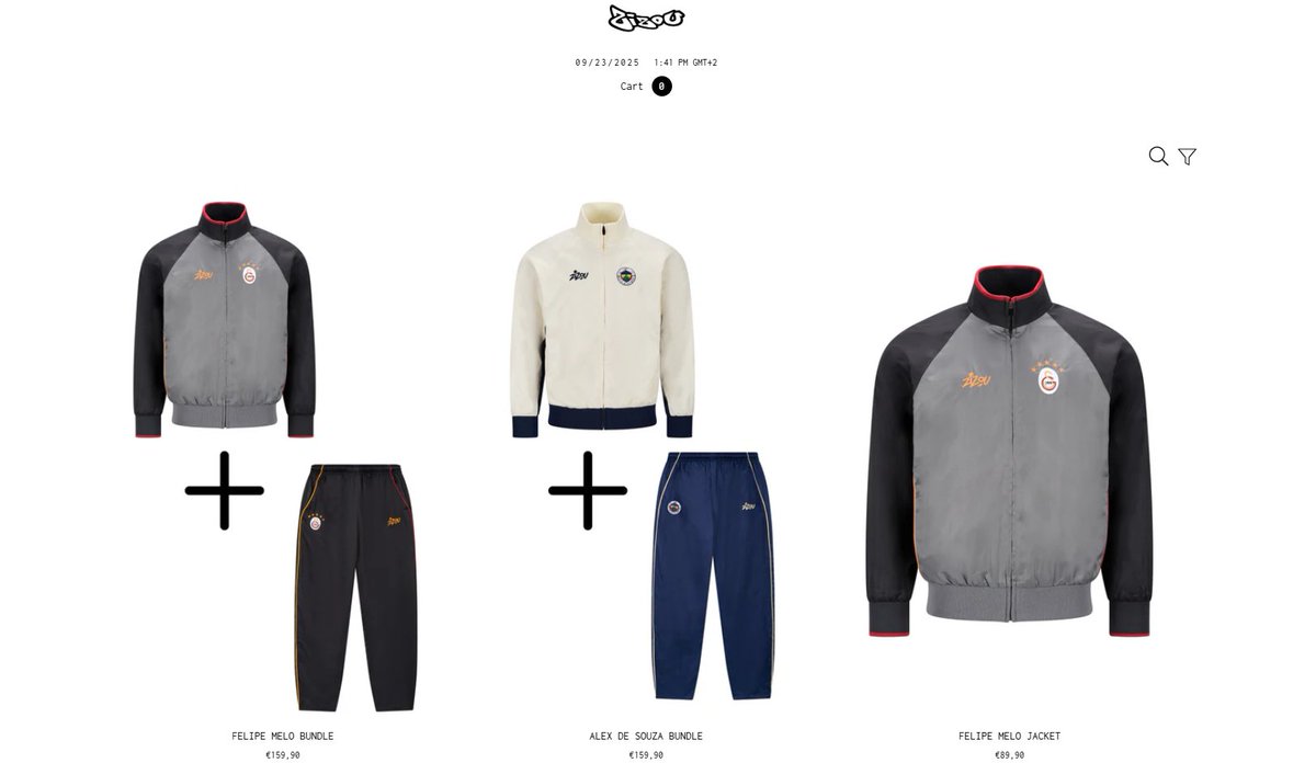 🤔 Galatasaraylı profesyonel futbolcular, çakma Galatasaray ürünlerinin çekiminde yer aldı!

💥 Almanya merkezli sokak giyim markası Zizou'nun lisanssız olarak Galatasaray logosunu kullandığı koleksiyonun çekimleri Kemerburgaz Metin Oktay Tesisleri'nde gerçekleştirildi.