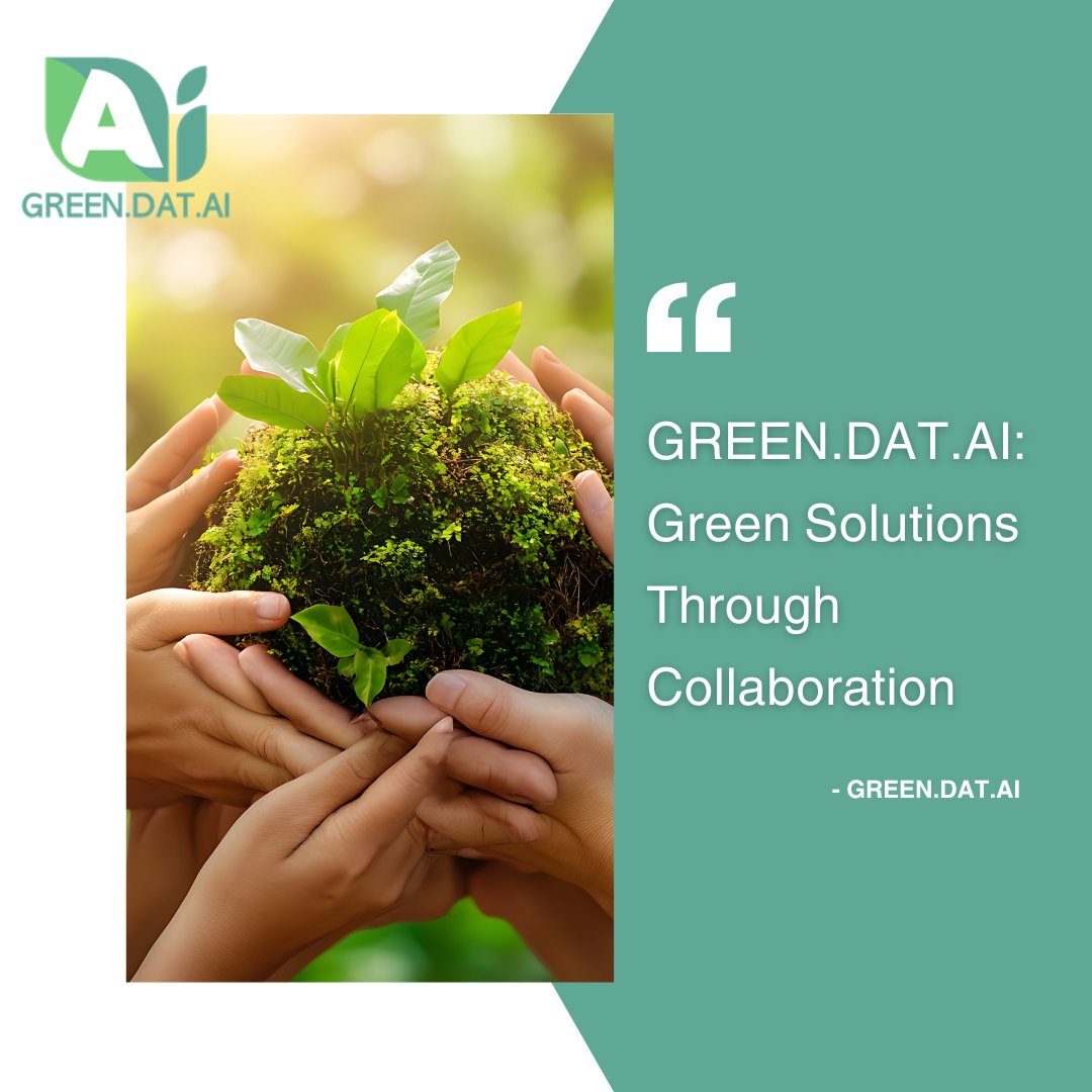 🌍 Tackling climate challenges requires collaboration 💚With <a href="/GREEN_DAT_AI/">GREEN DAT AI EU Project</a>, developers, researchers, and industry partners can:✅ Share knowledge✅ Access open resources✅ Build AI-driven sustainability solutions

#Collaboration #SustainableDevelopment