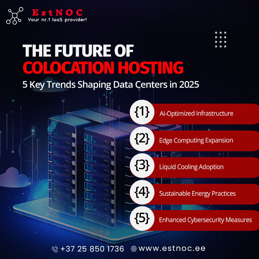 estnoc1's tweet image. 🌐 Future-proof your business with ESTNOC Colocation Hosting — AI, edge computing, green energy &amp;amp; top security!
Visit now :- estnoc.ee
.
.
#estnoc #colocationhosting #DataCenterTrends #AIInfrastructure #EdgeComputing #liquidcooling #sustainableenergy #cybersecurity