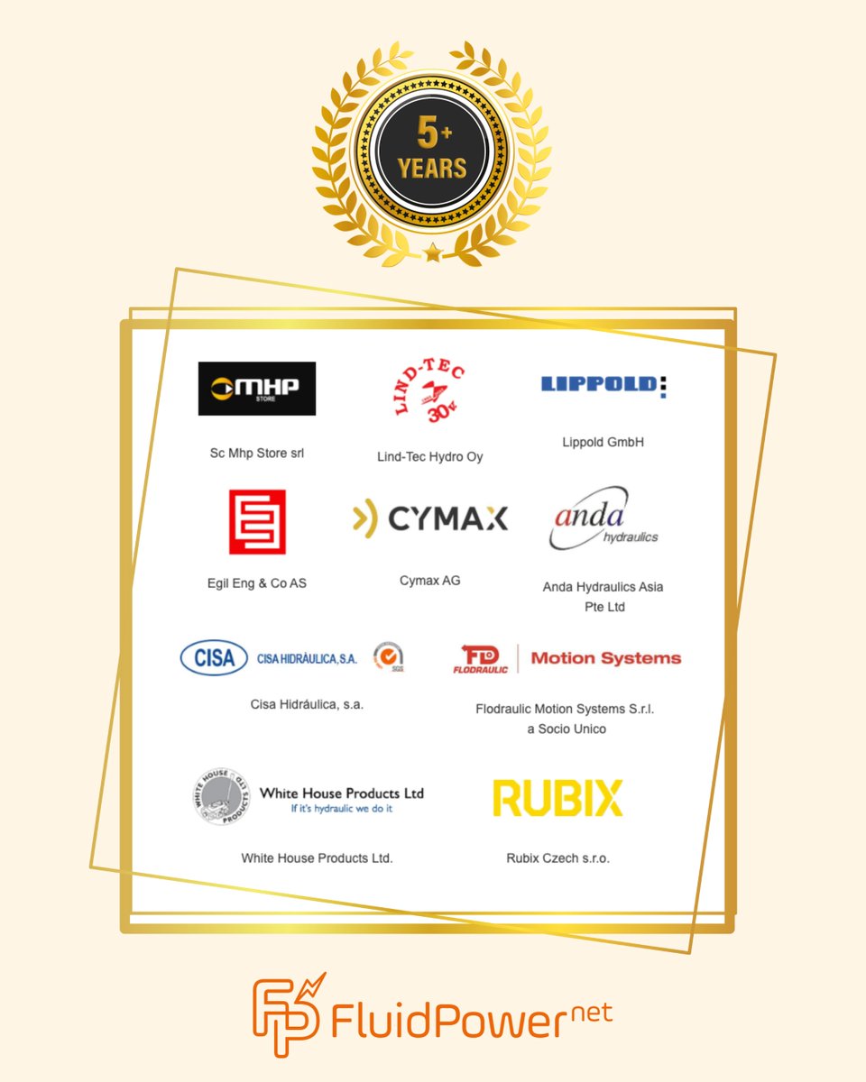 FluidPowerNet's tweet image. We wanted to say a big thank you to all the FluidPowerNet members that have been members since September, 2020, marking 5 years on the platform!

Sign-up for FluidPowerNet today: fluidpowernet.net/en/
#fluidpowernet #members #5years