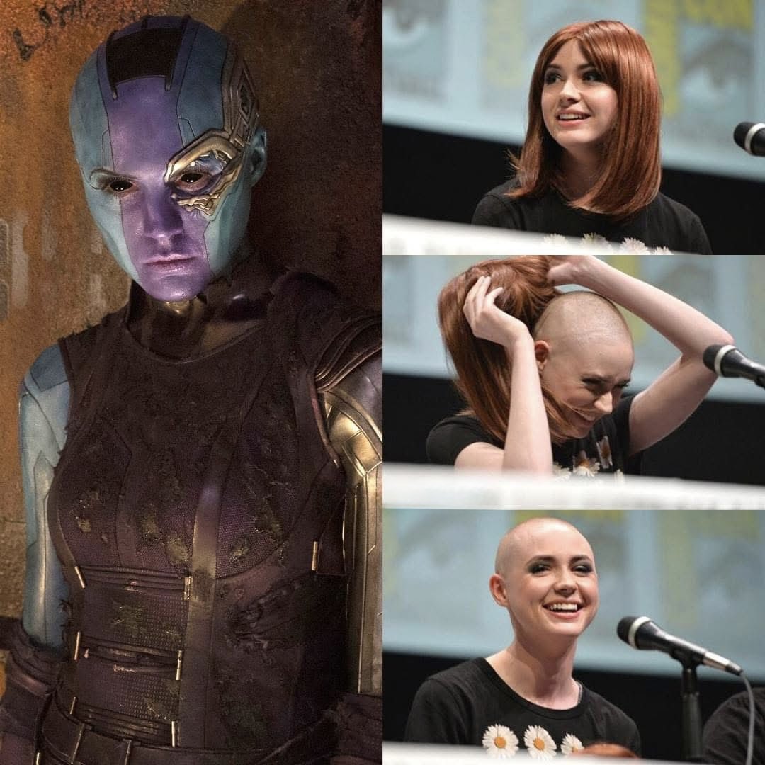 She really had to shave her head for this role 😭