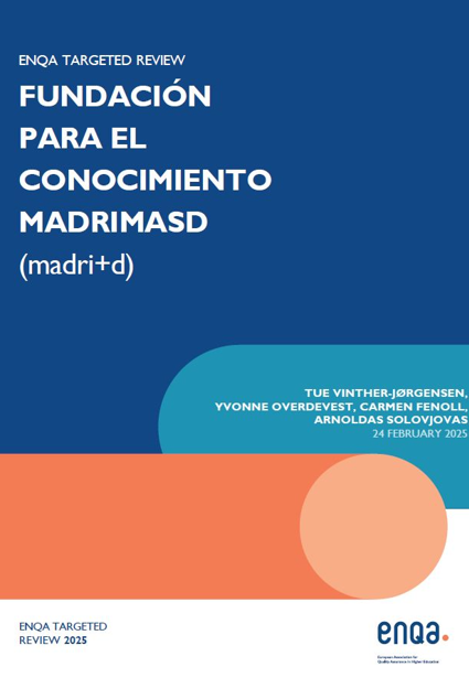 🎉 <a href="/madrimasd/">Madri+d</a> renueva su condición de miembro ENQA por 5 años más.

✨ Un reconocimiento a nuestro compromiso con la calidad y confianza en la #EducaciónSuperior de Madrid.

📄 Informe: c.madrid/uafhe2
