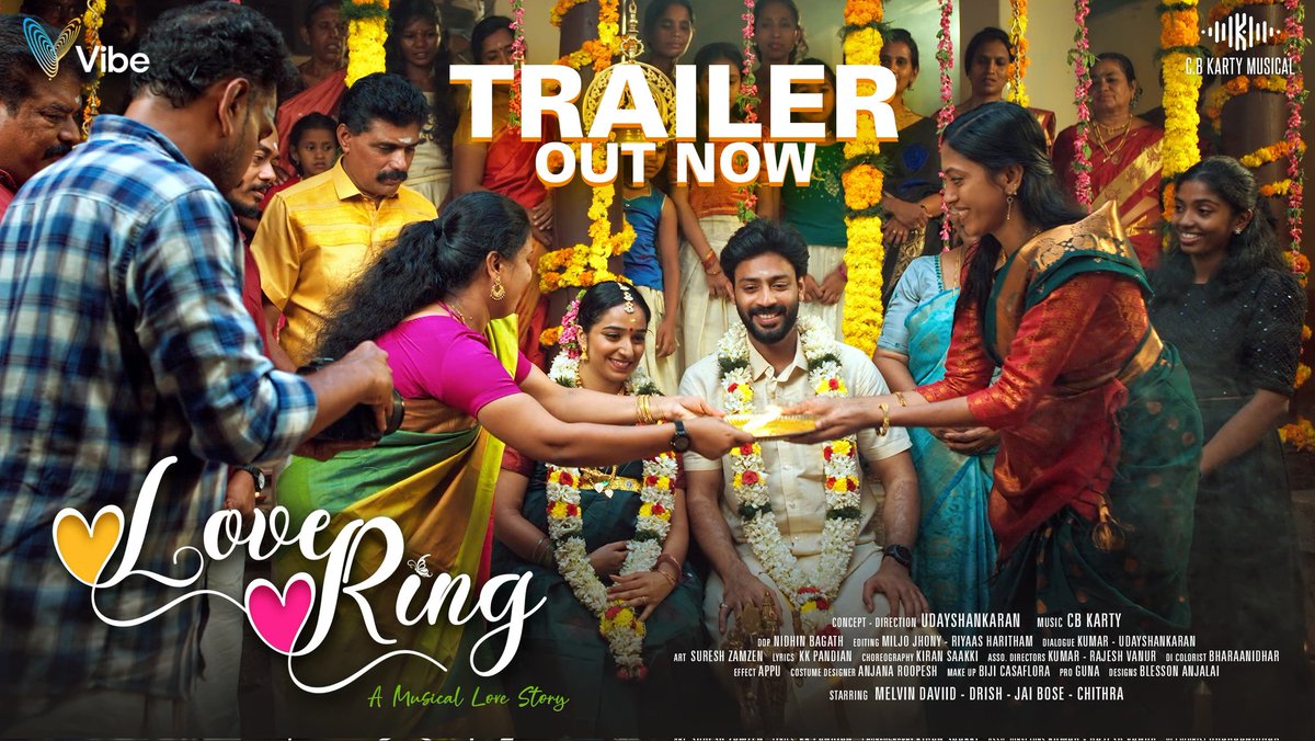 RDBalaji's tweet image. #LoveRing Trailer out now
youtu.be/EM03WRyeU8o

Concept &amp;amp; Directon - #Udayshankaran.
Music -   CB karty.
Dialogue - kumar udayashankaran
Art - Suresh zamzan
Lyric- kk pandian
@Pro_guna