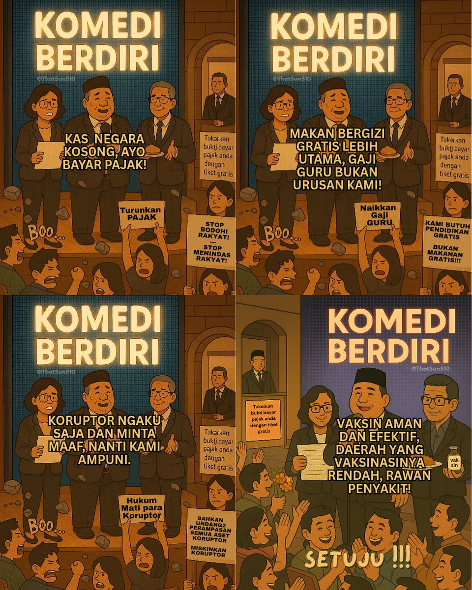 Framenya sama : 
AMAN DAN EFEKTIF! Manfaatnya lebih banyak dari resikonya. Dan nyawa manusia lagi2 dianggap bercandaan. 4711 jiwa juga manusia.🤯😤

Bedanya MBG ditolak, air suci masih dibela2. Padahal pemerintah yg sama, untuk air suci, semua terlena! 

<a href="/StopPlandemit/">Emak2 pecinta pete</a> <a href="/ch4o5Myth/">SJ410_4x4</a>