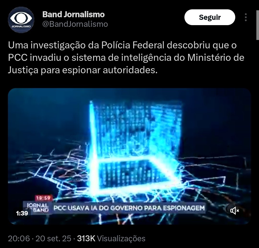lavemowill's tweet image. O PCC invadiu o sistema de inteligência do Ministério de Justiça para espionar autoridades.

O PCC invadiu o sistema de inteligência do Ministério de Justiça para espionar autoridades.

O PCC invadiu o sistema de inteligência do Ministério de Justiça para espionar autoridades.…
