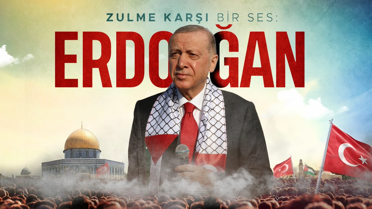 Cumhurbaşkanımız Sayın Recep Tayyip Erdoğan, sessiz dünyanın vicdanıdır. 

Filistin topraklarında yaşanan soykırıma karşı ortaya koyduğu kararlı ve cesur mücadeleden bir adım dahi geri atmayan Sayın Cumhurbaşkanımız, tüm dünyada adaletin, hakkın ve hakikatin sesi olmaktadır.