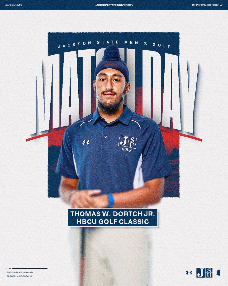 gojsutigersgolf's tweet image. TEE TIME‼️

🆚 | Thomas W. Dortch Jr. HBCU Classic
📍 | Suwanee, Ga.
⛳️ | Laurel Springs Golf Club

#TheeILove | #TheeFormula | #BleedTheeBlue
