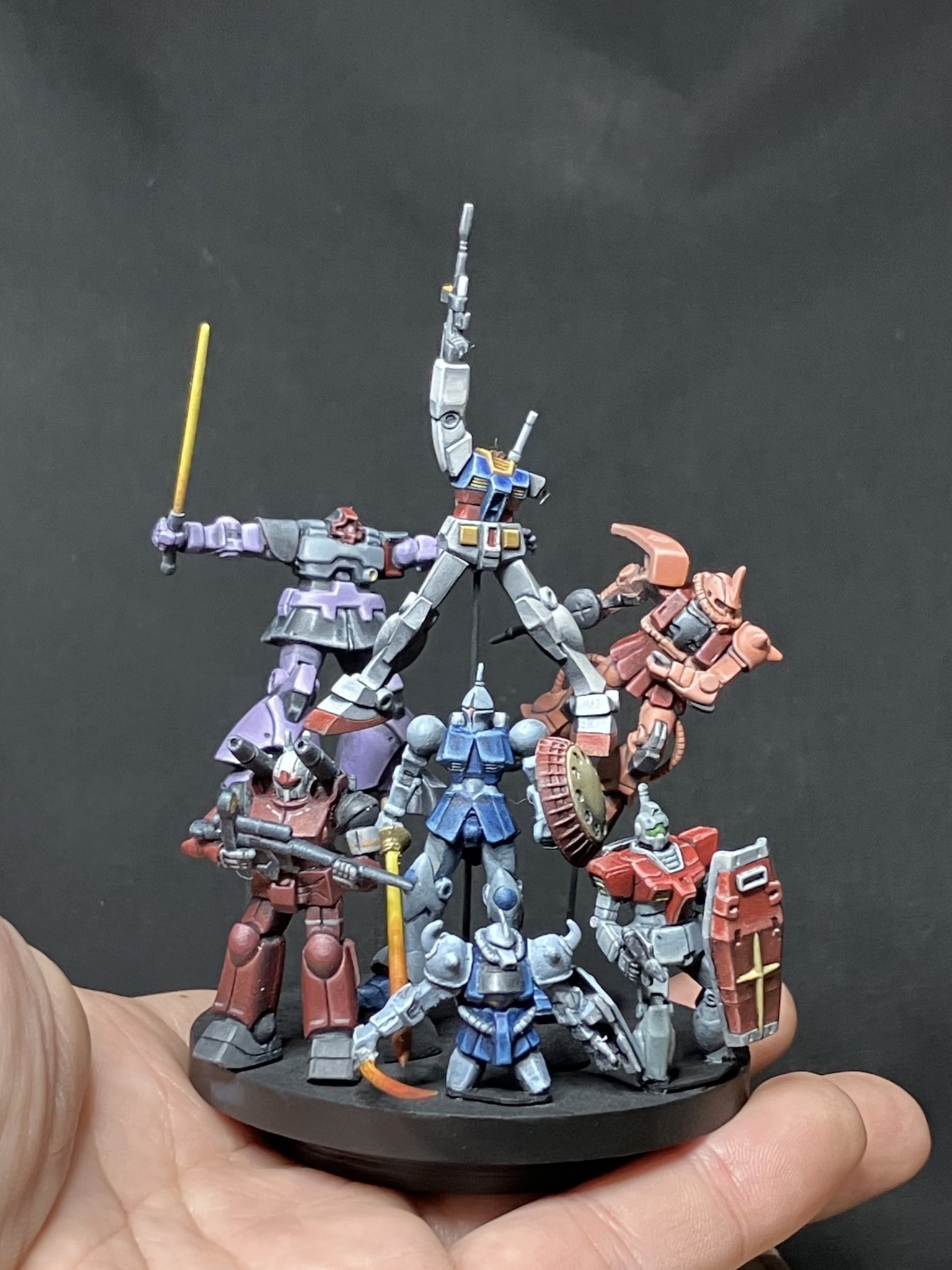 ガンダムミニフィギュア多数 ガンダムミニフィギュアセレクション（MFS）」コレクション公開