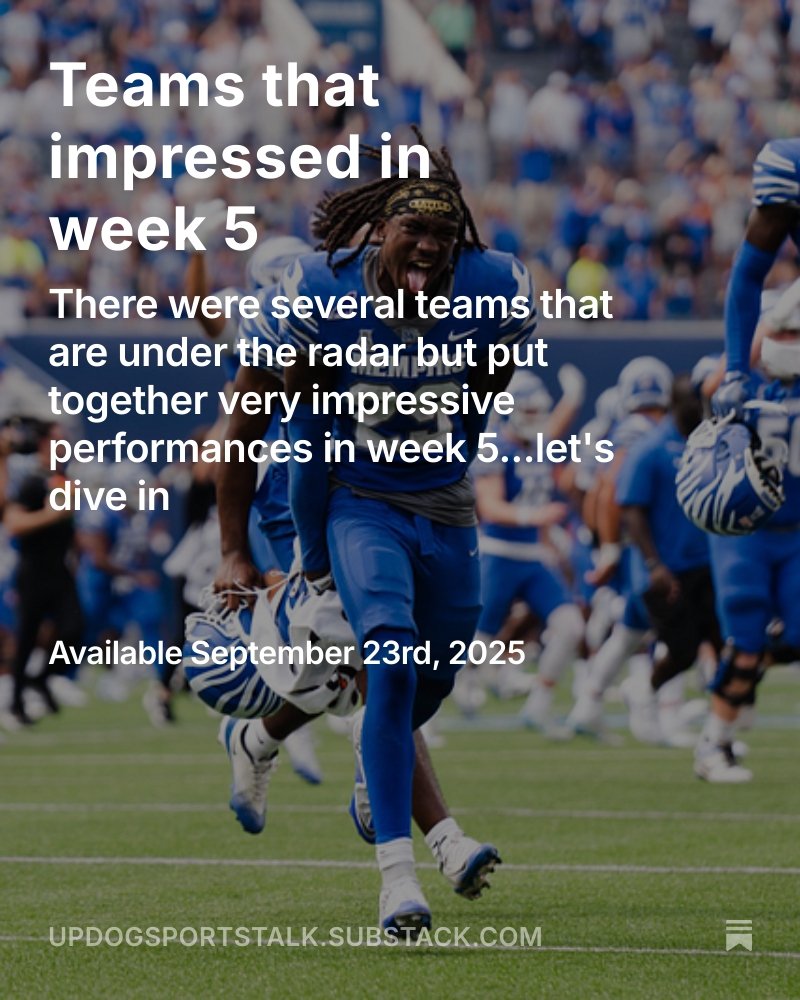 UpdogSportsTalk's tweet image. Article link:
 open.substack.com/pub/updogsport…