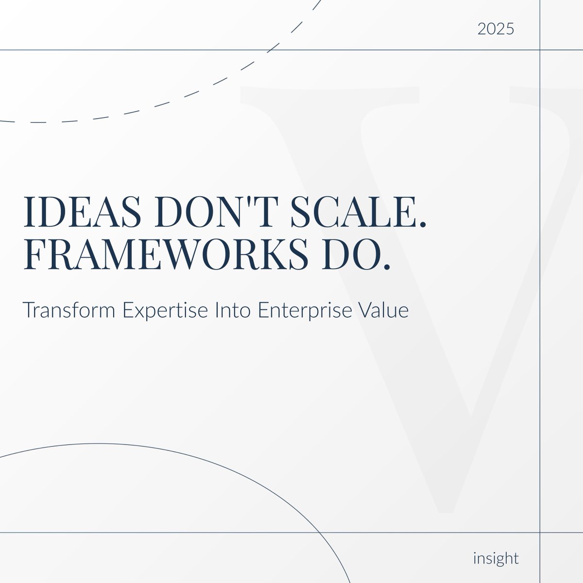 voxandvale's tweet image. An idea is not a business. A framework is. When you codify your thinking, you create an asset that can be sold or leveraged. Until then, it&apos;s just a conversation.

#IPDevelopment