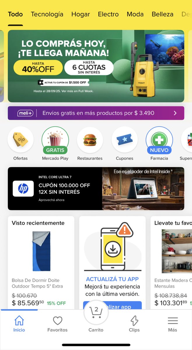 No aprendimos nada de contaminación visual y sobre estimulación. Veo esta pantalla y me agoto.