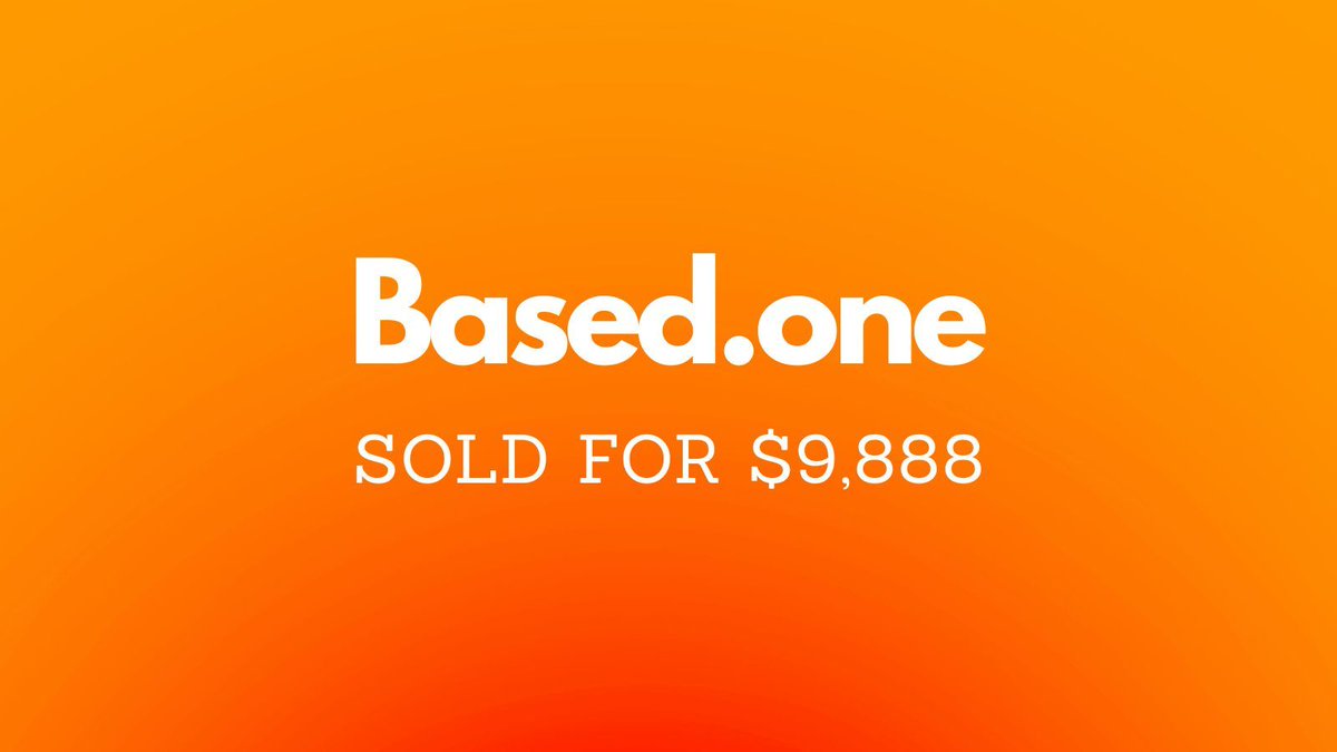 Yesterday saw $505k in domain name sales including:

$9,888 Based․one
$8,477 FelizNavidad․com
$6,988 Based․exchange
$6,799 Vendy․io
$4,300 Nurtur․com
$4,195 BitsGlobal․com

Full list 👉 namebio.com/daily

#Domains