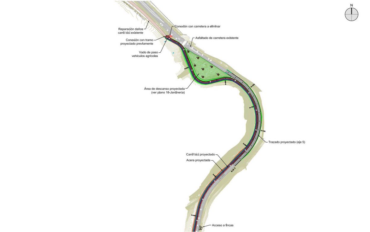 🚲 🚶Adjudicamos por 2,1 M€ la 1ª fase de urbanización de la carretera de Fuensaldaña: 

Actuaciones👇🏻:
Dotación de aceras, carril bici, glorieta, ajardinamiento e iluminación para una conexión➕ segura entre La Galera, Fuente Berrocal y la ciudad.

Plazo de ejecución: 12 meses.