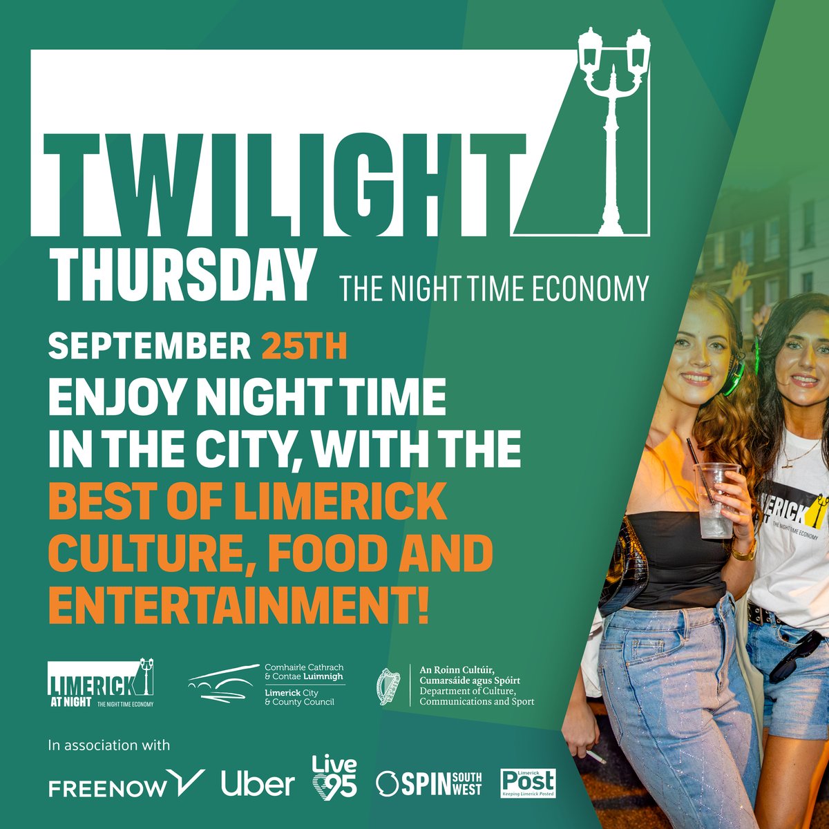 Limerick_ie's tweet image. Limerick Comes Alive After Dark 🌙✨ | Join us this Thursday for music, food, culture, and community as the city lights up with energy and creativity.

See the full list of events here: limerick.ie/discover/whats…

#Limerick #TwilightThursdaysLK #KeepDiscovering