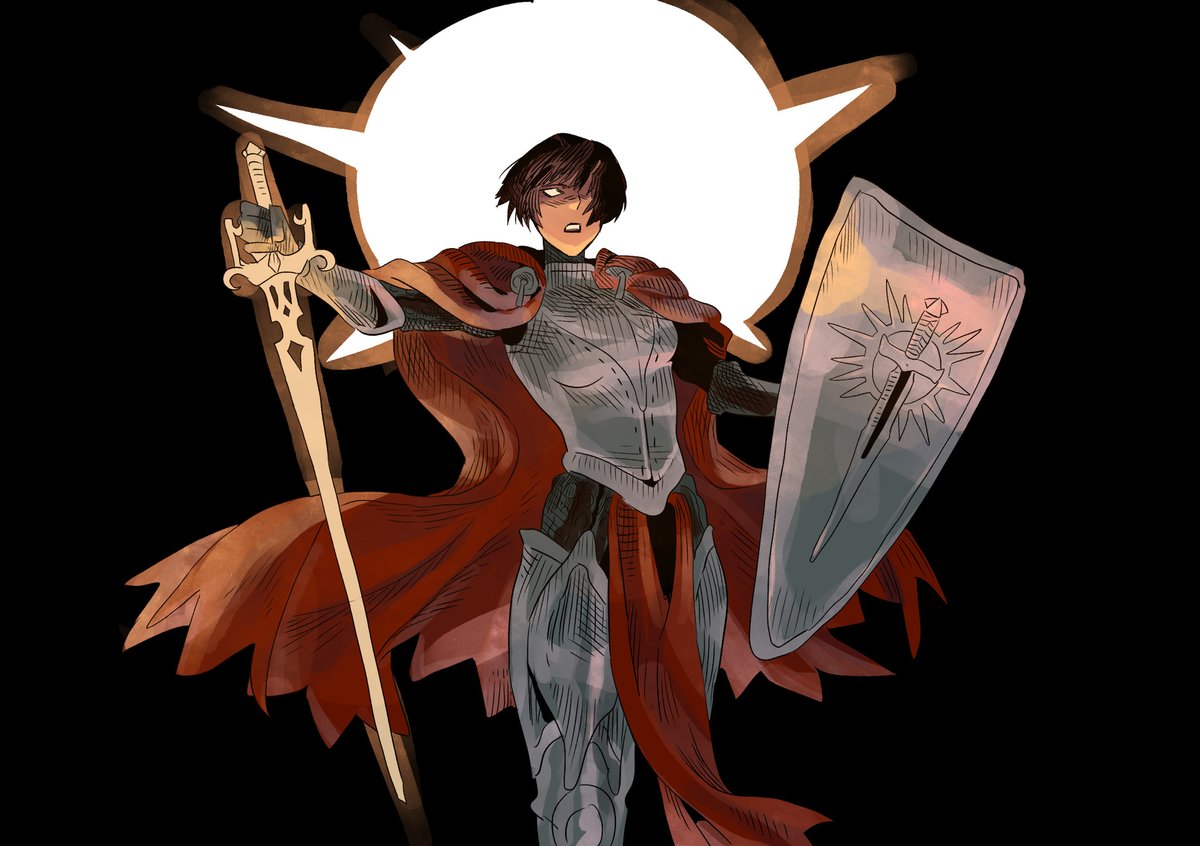 OwlcatGames's tweet image. An absolutely glorious portrait of Iomedae was made by sshot! May the Inheritor bless your heroic deeds, Commanders.

by sshot on tumblr 
#wrath_of_art
#WrathOfTheRighteous
#Pathfinder