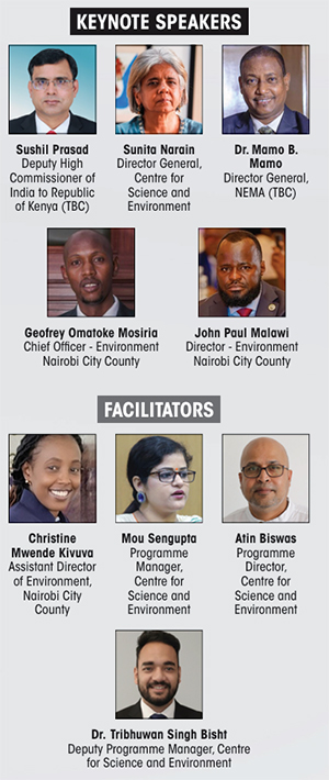 CSEINDIA's tweet image. CSE heads to Nairobi! @CSEINDIA has been fostering the Global Forum of Cities for Circular Economy (GFCCE) since 2022 as a platform for the African Governments with the mission to achieve a circular solid waste management ecosystem through evidence-based learning, research,…