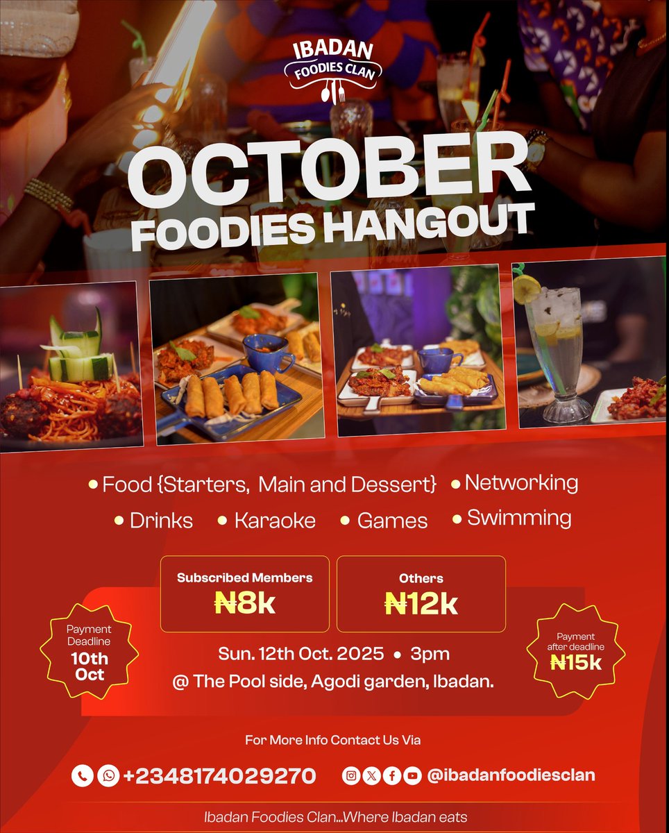 FOODIES CLAN NG tweet media