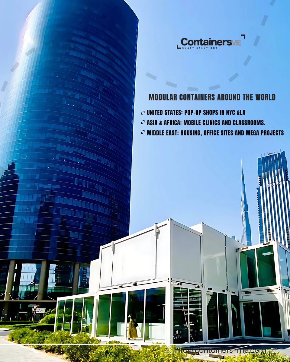Containers_me's tweet image. Ever wondered how modular mobile containers are changing the game globally?

 Modular mobile containers are reshaping the future of housing, offices, and retail spaces globally! 🌍 

#modularcontainers #mobilecontainers #sustainablebuilding #disasterrelief