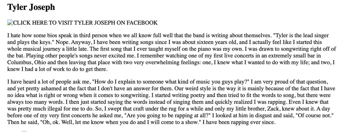 homicidles's tweet photo. here’s tyler and josh’s old abt me sections too https://t.co/w4lB227JcQ