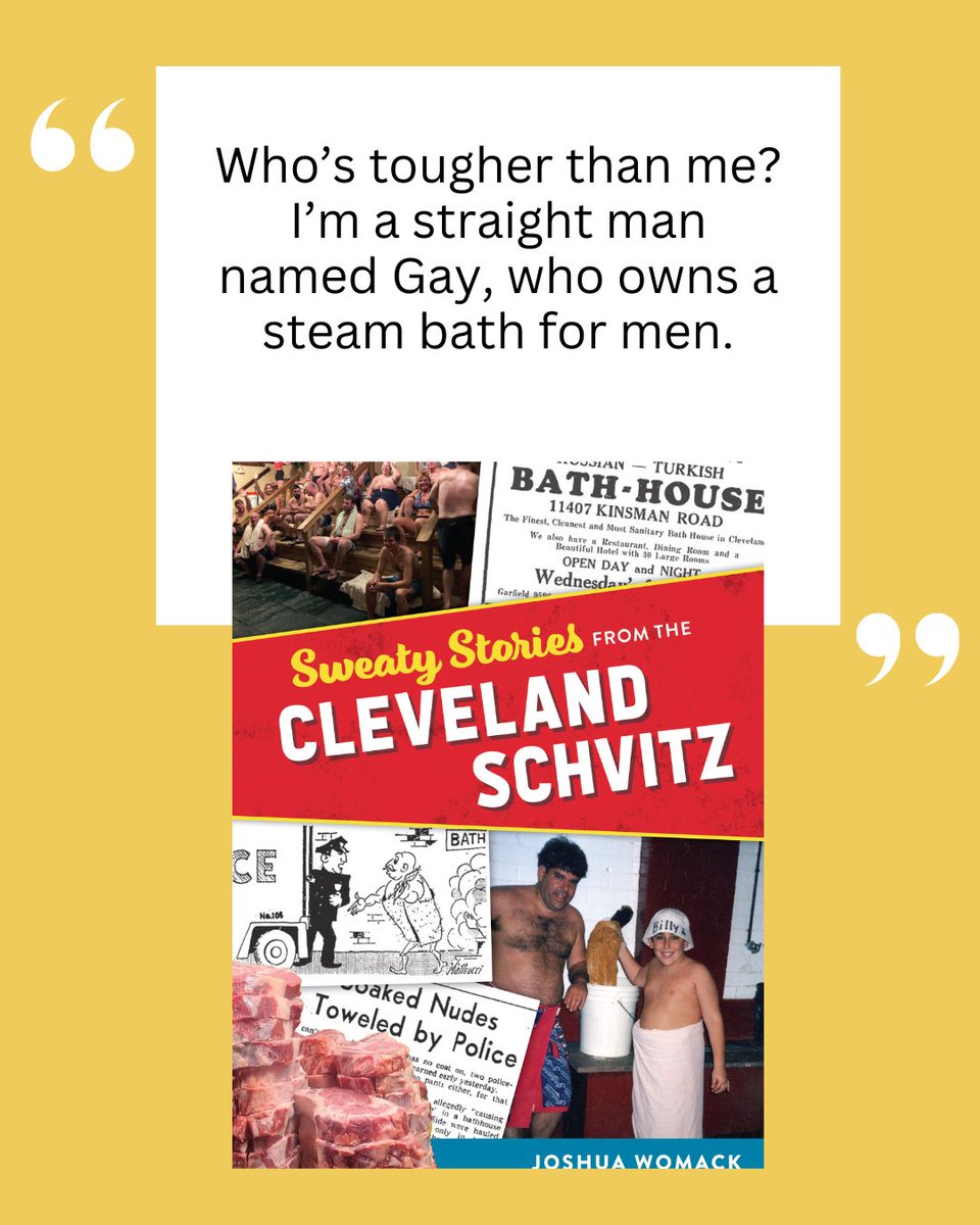 For many, the Gay Gold era represents a simpler, no frills era for the Schvitz. I never got to meet him, but the stories passed down speak of a humble, caring man who loved the Schvitz so much he kept it going after the 1992 fire.

 Pre-order here. bit.ly/4mdOxKD