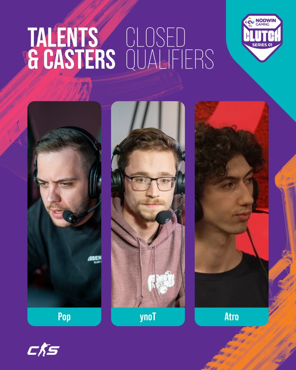 🎙️ The voices of the Clutch Series are HERE!

Players bring the frags.
We bring the voices.
#Clutchseries powered by <a href="/PopTheCaster/">Vlad "Pop" Popescu</a>, <a href="/ynoTCS2/">ynoT</a> &amp; <a href="/AtroCasting/">Atro</a> 🔥