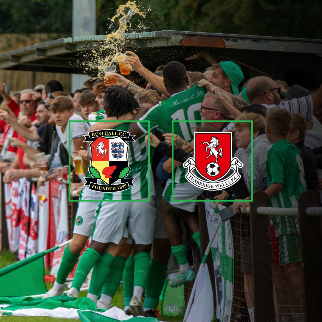 TUNBRIDGE WELLS AT HOME IN THE FIRST ROUND PROPER OF THE FA VASE. 😍

📆 SATURDAY 18TH OCTOBER. 

🎟️ TICKET INFO SOON.

#RusthallFC 🟢⚪️