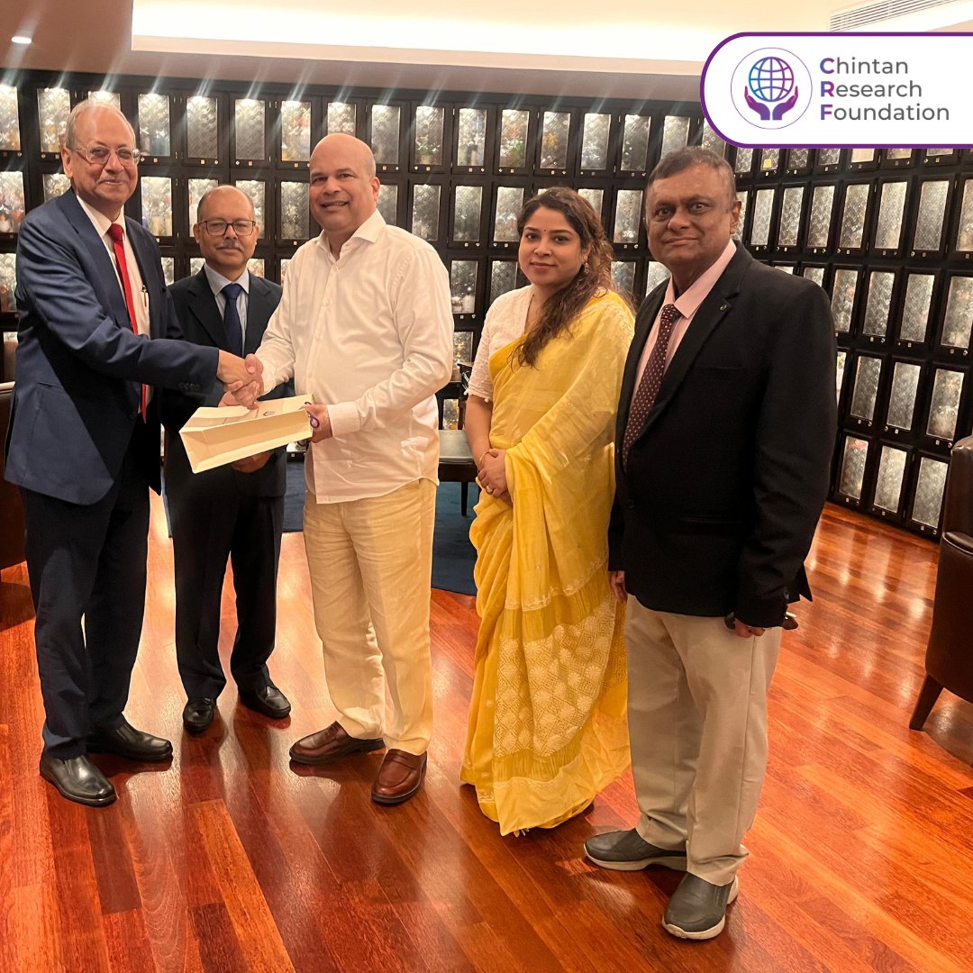 Our delegation, led by Mr Deepak Amitabh, Advisor, CRF, along with Dr <a href="/debajitpalit/">Debajit Palit 🇮🇳 দেবজিৎ पालित</a>  Palit and <a href="/DrCchaviVasisht/">Dr. Cchavi Vasisht</a>, took a significant step toward strengthening India-Sri Lanka ties. 

From engaging with the Indian High Commission to dialogues with leading #ThinkTanks - Verité