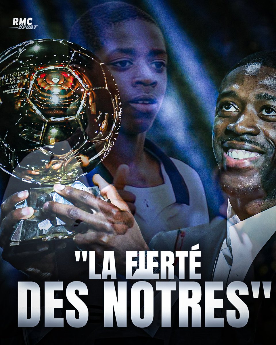 RMCsport's tweet image. 🔴⚫️ &quot;Bravo Ousmane, made in Roazhon&quot;

🥰La joie du Stade Rennais, club formateur de Dembélé, après le sacre du joueur au Ballon d&apos;or.
rmcsport.bfmtv.com/football/ligue…    🫂