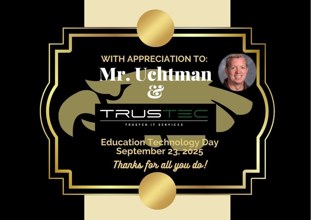 Happy Education Technology Day and thank you to our IT professionals for all they do!