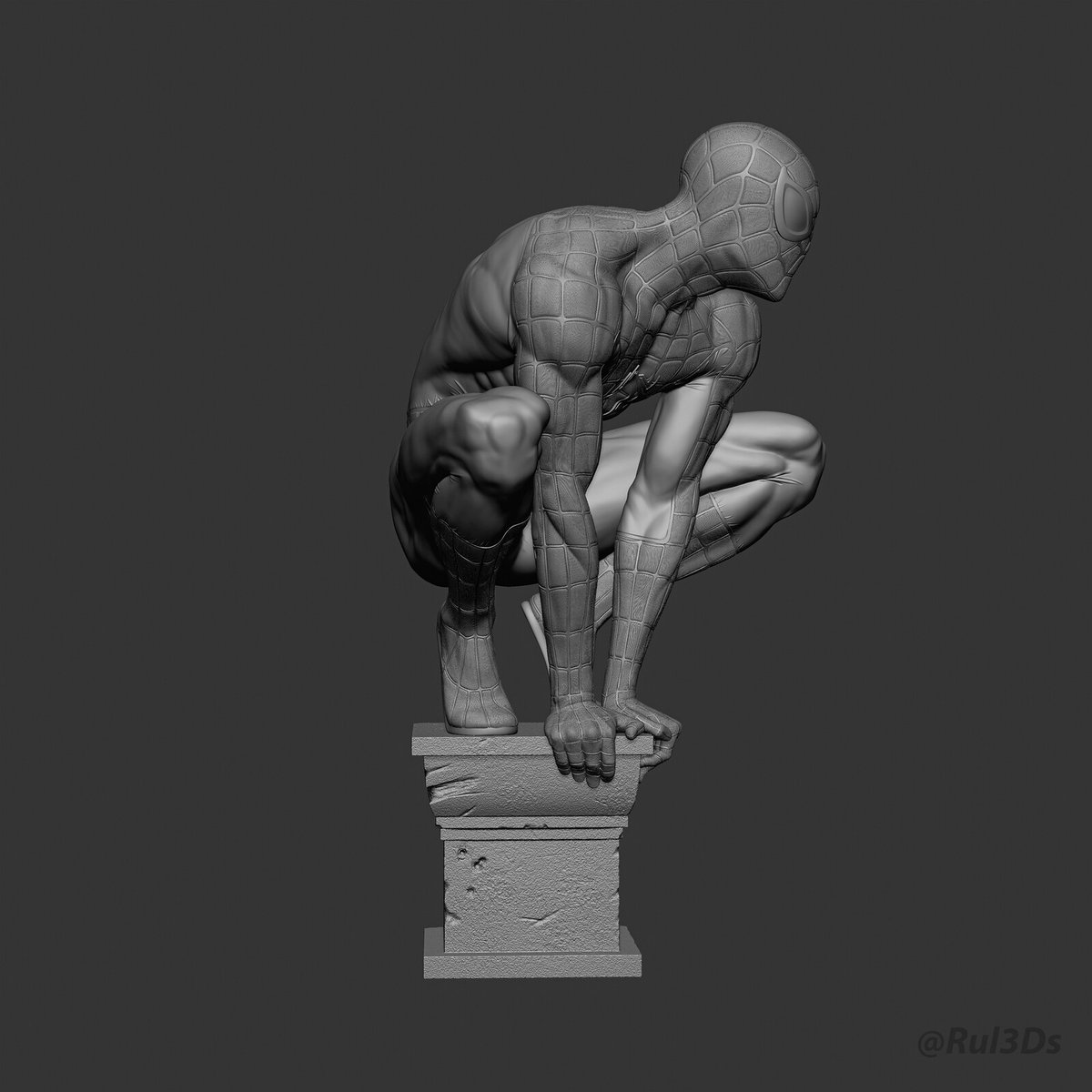 quaddime1's tweet photo. 🕷️ Spider-Man 3D Sculpt 🕷️

Dynamic crouching pose, detailed anatomy, and high res surface work to capture Spidey’s iconic look. Perfect for collectibles, renders, or 3D printing. #3dprinting #3dart
#ZBrush #Spiderman #digtalsculpt #fypviraltwitter https://t.co/ZSafnnHthc