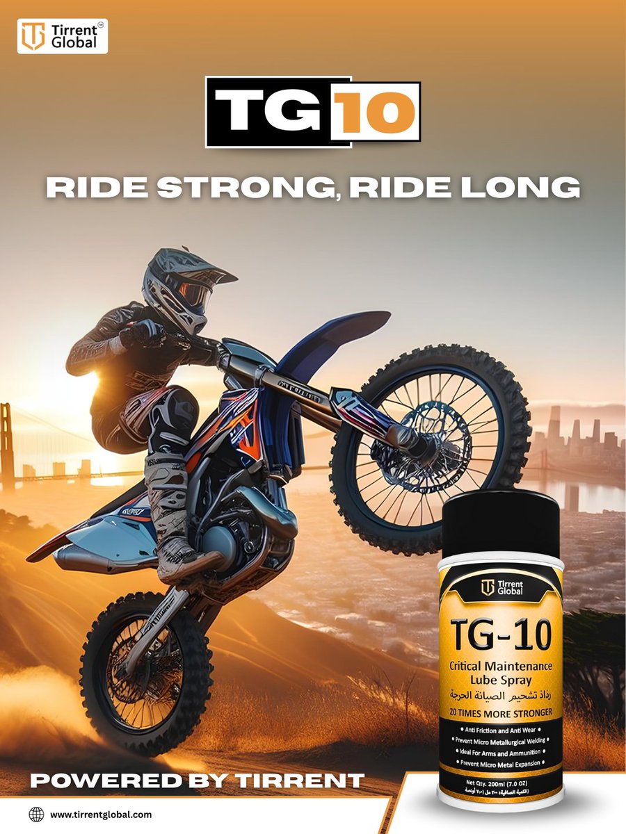tirrentglobal's tweet photo. Tirrent Global: Unleash the Power of Performance with TG-10 – Ride Stronger, Last Longer, Stay Protected
https://t.co/cTSLGW5xi2
#revupyourengine #tirrenttg10 #lubricationsolutions #maintenancemadeeasy #industrialperformance #tirrentglobal #NoMoreRust #NoMoreNoise https://t.co/9o6Yg9phCj