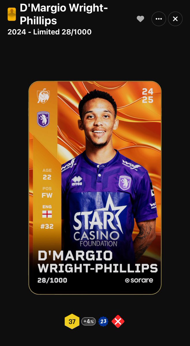 Sorarebiezt (@sorarebiezt) on Twitter photo SORARE GIVEAWAY! 🏴
D’Margio Wright-Phillips 2024/25 limited
28/1000
To win:
1️⃣ Follow <a href="/Sorarebiezt/">Sorarebiezt</a>
2️⃣ Like and retweet this tweet
3️⃣ comment your sorare username
Winner announced on September 26!
#sorare #giveaway SORARE GIVEAWAY! 🏴
D’Margio Wright-Phillips 2024/25 limited
28/1000
To win:
1️⃣ Follow <a href="/Sorarebiezt/">Sorarebiezt</a>
2️⃣ Like and retweet this tweet
3️⃣ comment your sorare username
Winner announced on September 26!
#sorare #giveaway
