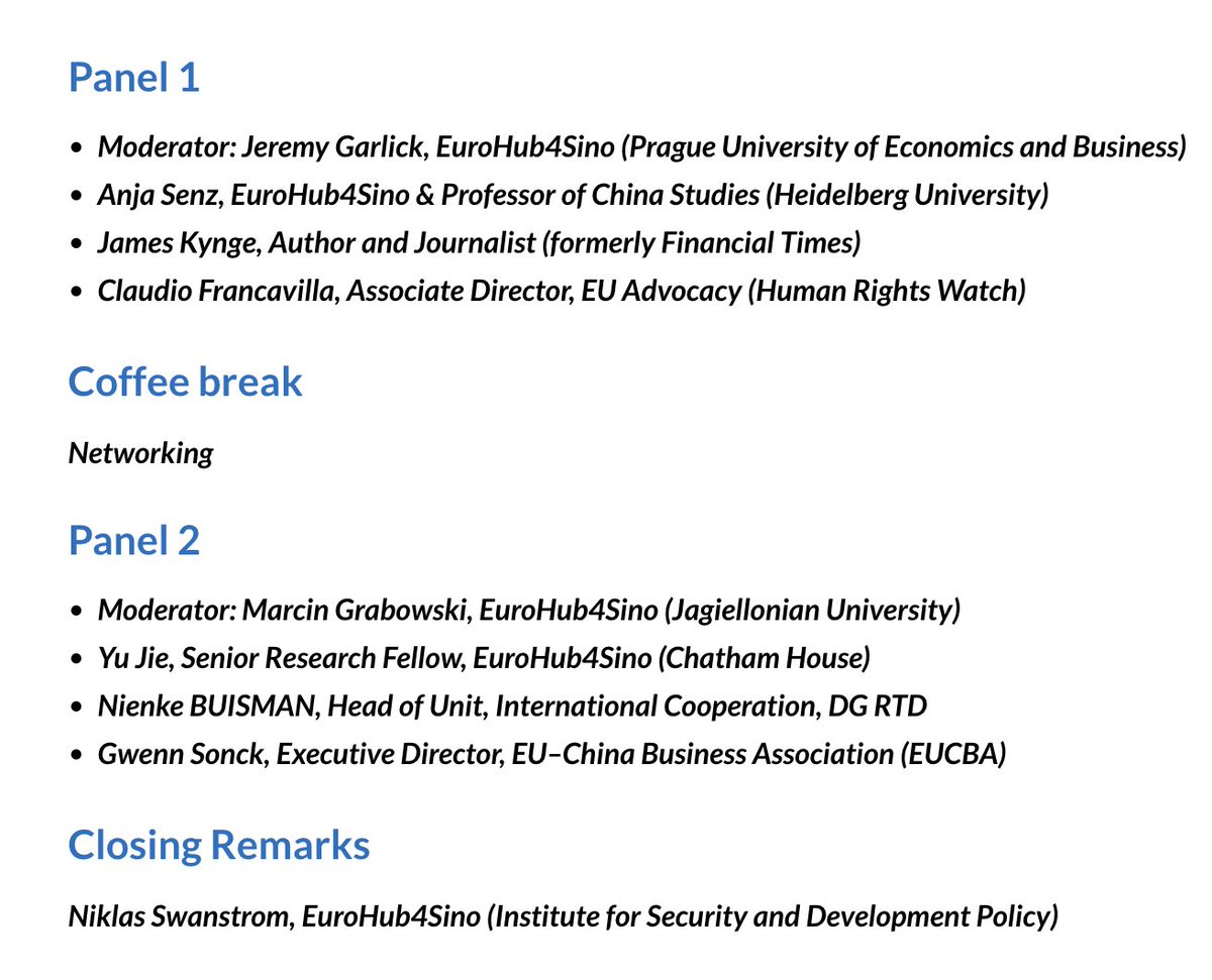Un plaisir de découvrir <a href="/EuroHub4Sino/">European Hub for Contemporary China</a> à travers la conférence "How do we engage with #China in the New Era ?"
Une réflexion sur les relations 🇪🇺🇨🇳 -entre rivalité et des partenariats-, qui exigent la flexibilité des milieux de la recherche et d'affaires.
👉eh4s.eu/activities/how…