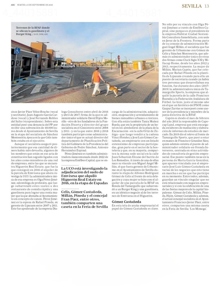 El modo PSOE, hasta el último de los rincones y en cualquier época del tiempo. 

El círculo de Celis en el <a href="/PSOEAytoSevilla/">PSOEAytoSevilla</a> creó una red de empresas de inversión inmobiliaria. 

La ciudad, una vez más, la máxima afectada por un partido que solo piensa en sus intereses personales.