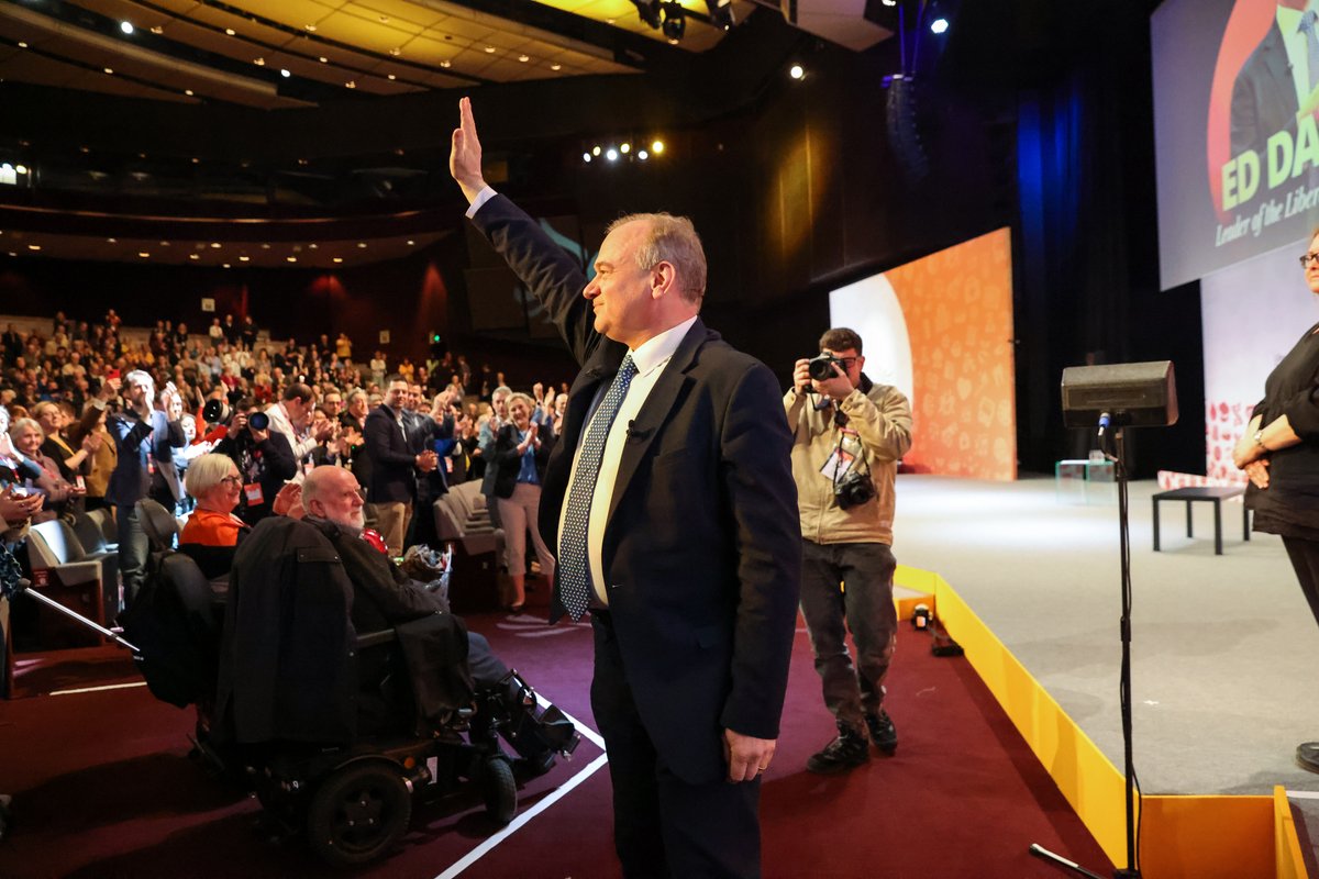 LibDemConf's tweet image. Last day of #LDConf and we are looking forward to debates on the space industry, Sudan, women's rights across the globe, @EdwardJDavey keynote speech and more! Conference Daily is here: libdems.org.uk/conference/pap…
