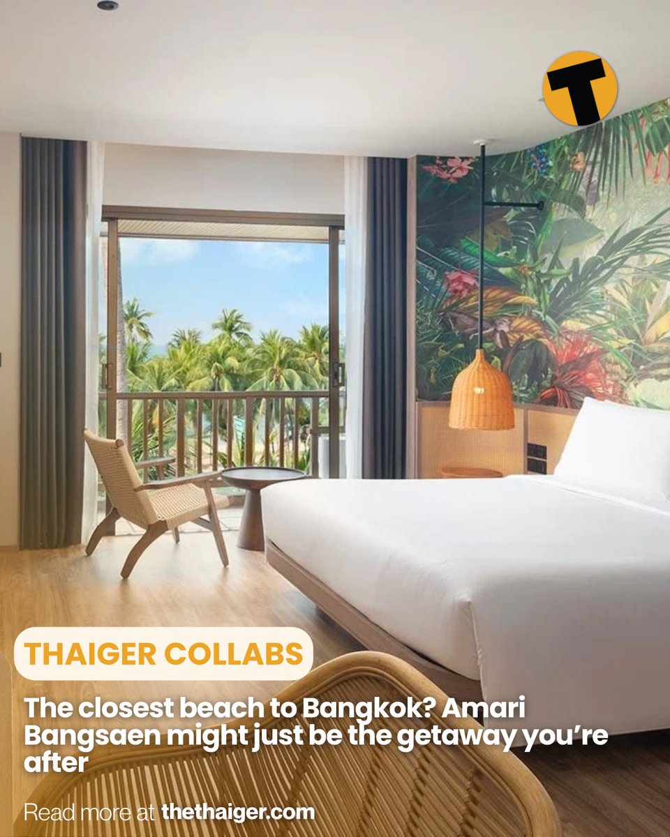 PopeKael's tweet image. RT @ThaigerNews: Bangsaen is calling your name! 📞 Just an hour from Bangkok, Amari Bangsaen is the brand-new beachfront hotel you need to see. It’s all about style, comfort, and good vibes.

📍More details: thethaiger.com/travel/feature…

#AmariBangsaen #Bangs…