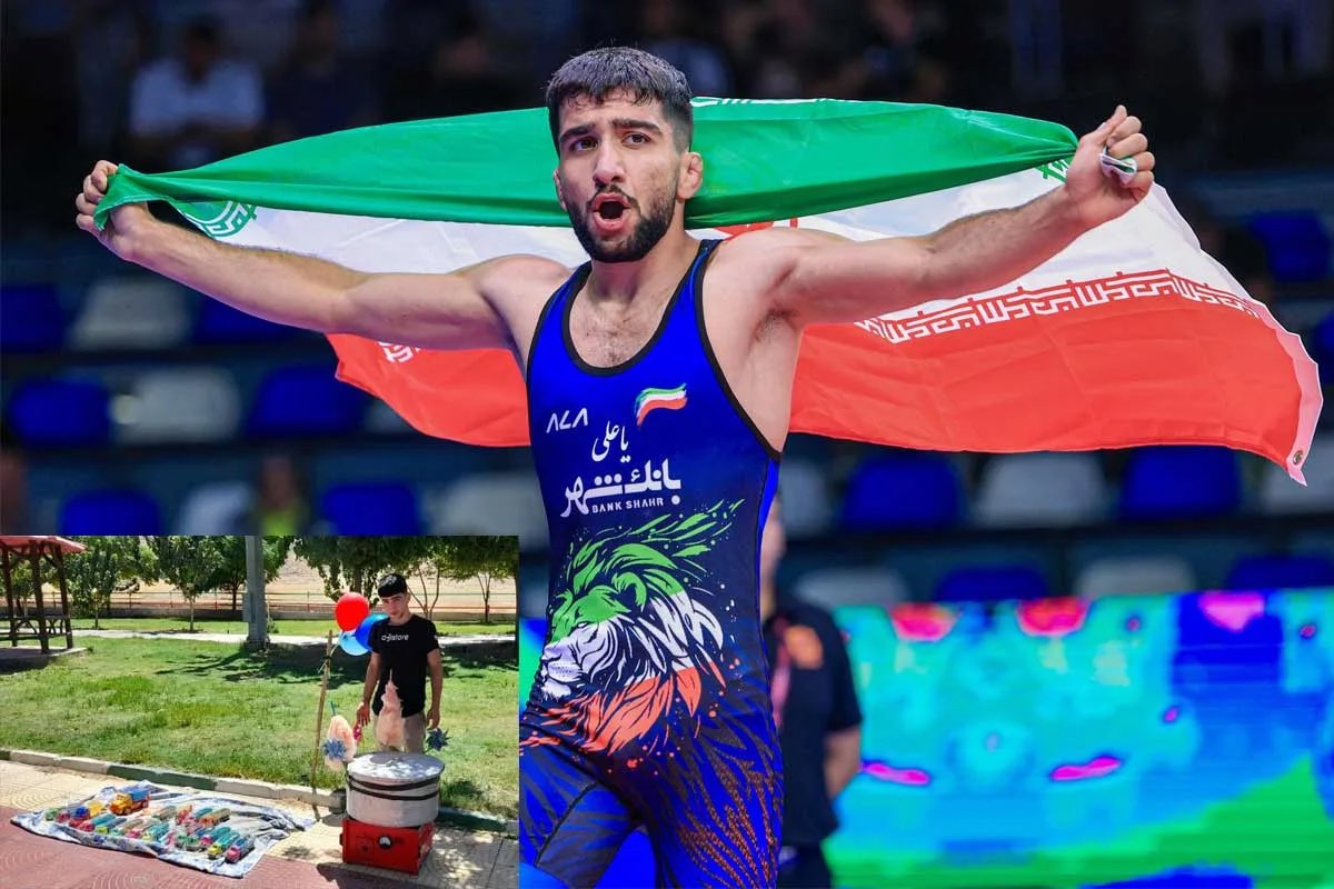 mojtaba_dara's tweet photo. پهلوان ۱۸ ساله #پیام_احمدی در مصاحبه‌ش گفت؛ چون پرچم #ایران از پرچم گرجستان پایین‌تر بود گریه‌م گرفت.
سرتاسر وجود این شیر جوان بختیاری فقط غیرت است و بس.
عمیقا به عنوان یک ایرانی، به اینکه در این سرزمین مقدس، هموطن توأم افتخار می‌کنم.
زنده و پاینده باد ایران و ایرانی🇮🇷 https://t.co/oAfl0s8NRK