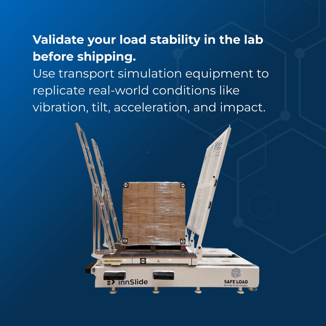 SafeloadTesting's tweet image. Up to 25% of truck accidents in the EU are caused by unstable cargo. Don’t risk product damage, claims, or lost reputation. Test your load stability in the lab with Safe Load Testing’s simulation equipment. #CargoSecurity #LoadStability