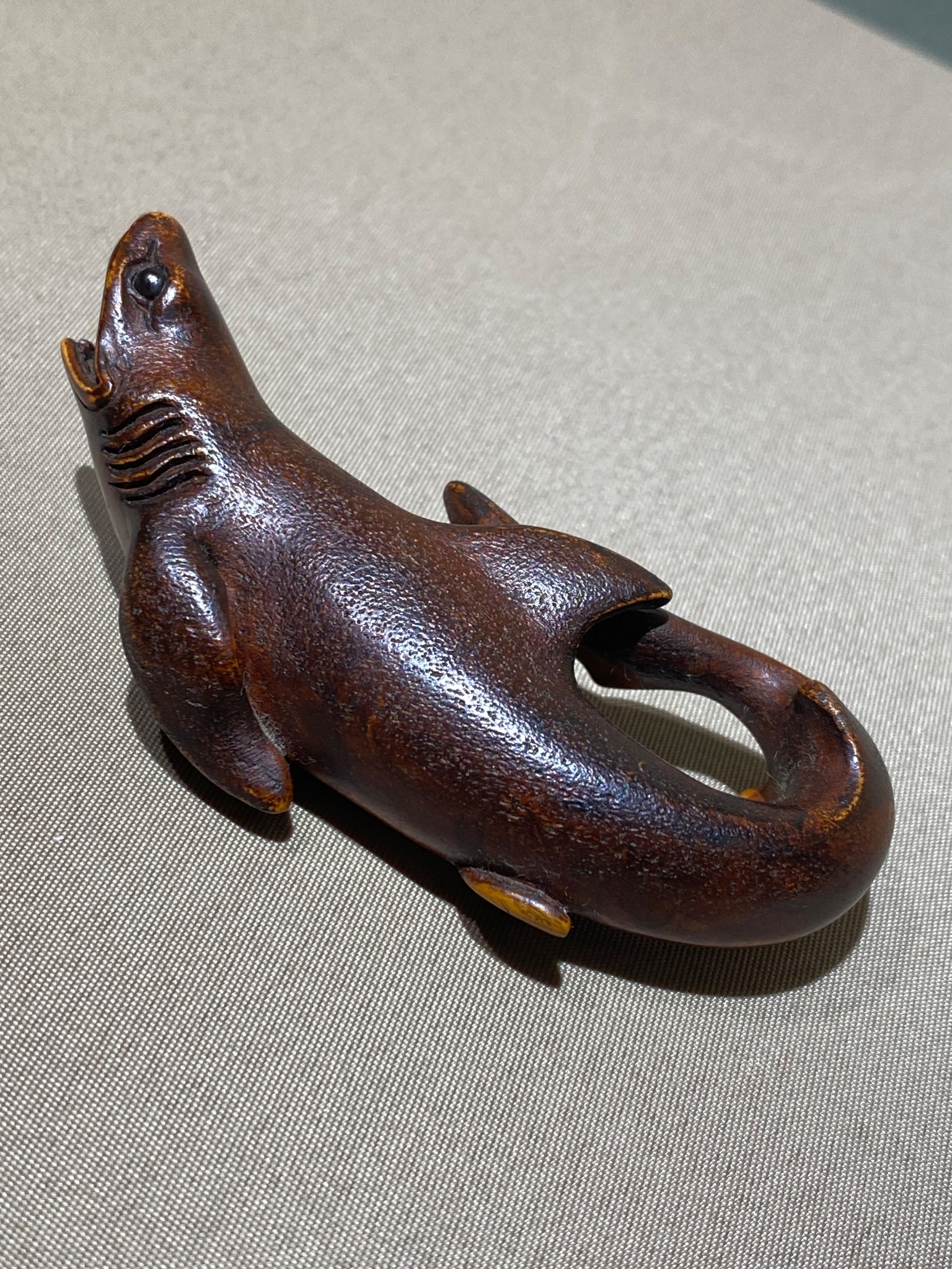 送料無料 石川作 象嵌目 兎根付 送料無料 石川作 象嵌目 兎根付