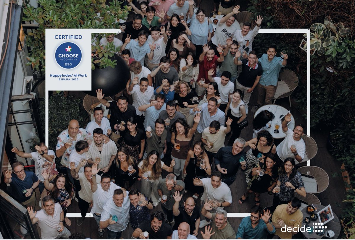 Revalidamos certificación como una de las mejores empresas para trabajar en España gracias a un compromiso constante por un entorno de trabajo colaborativo y motivador para seguir creciendo juntos.

🙌 Gracias equipo

#HappyIndexAtWork #SomosDeciders #Talento