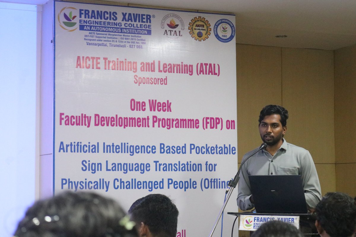 RoboRAM7's tweet image. We successfully concluded the FDP on AI & ML at Francis Xavier Engineering College, organised by the Dept. of CSE. The program empowered faculty with hands-on insights into AI & ML, strengthening their ability to shape future-ready learners. 🚀
#AI #ML #FDP