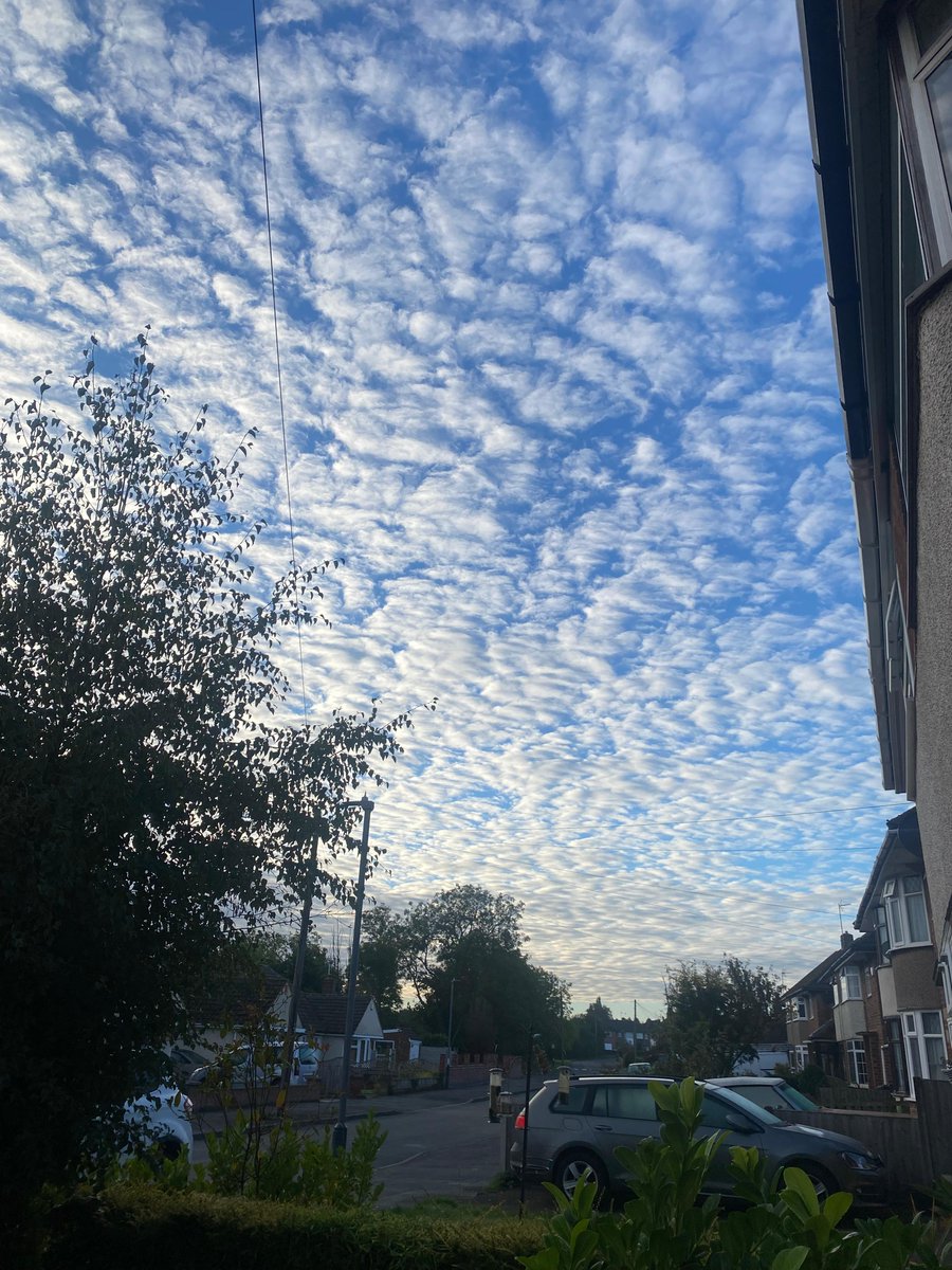 I do love a Mackerel sky!