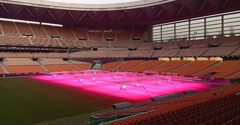 Estadio La Cartuja goes SGL LED!💡🌱 

6 x LED440 + 2 x LED50 + fixed light spectrum = energy efficient, top-quality pitch for one of Spain's most iconic venues.  

Proud to support the groundsteam of Benito Mateo in keeping La Cartuja ready for matches &amp; concerts!