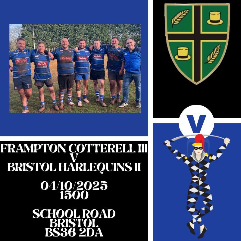 ✨🔥 DERBY DAY + LADIES DAY + 2s OPENER! 🔥✨

🔥 1st XV: Valhalla vs Bristol Telephone Area – 15:00 KO
🚀 2nd XV: Season debut away at Frampton Cotterell III – 15:00 KO

Big weekend on &amp; off the pitch for Quins 👊💙

#BristolHarlequinsRFC #UTQ #COYQ