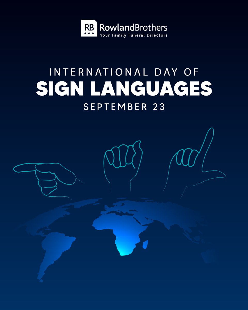 Everyone deserves to be part of remembrance. We are proud to offer inclusive memorial services, including the option to arrange a British Sign Language (BSL) interpreter.

Inclusion matters.

#InclusiveFunerals #InternationalDayofSignLanguages #RowlandBrothers #FuneralDirector